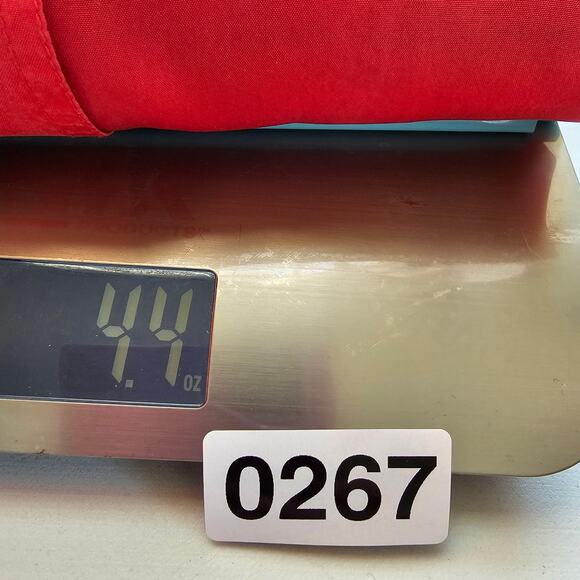 Women's Vintage 100% Silk Button Up Red Shirt Sz Large Shoulder Pads 80s 90s - Picture 10 of 10